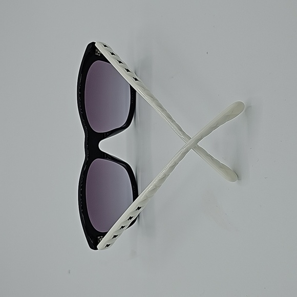 Chanel BLACK & WHITE SUNGLASSES. Lenses:Gray Ref CH5484 1656/s6 - Picture 12 of 16